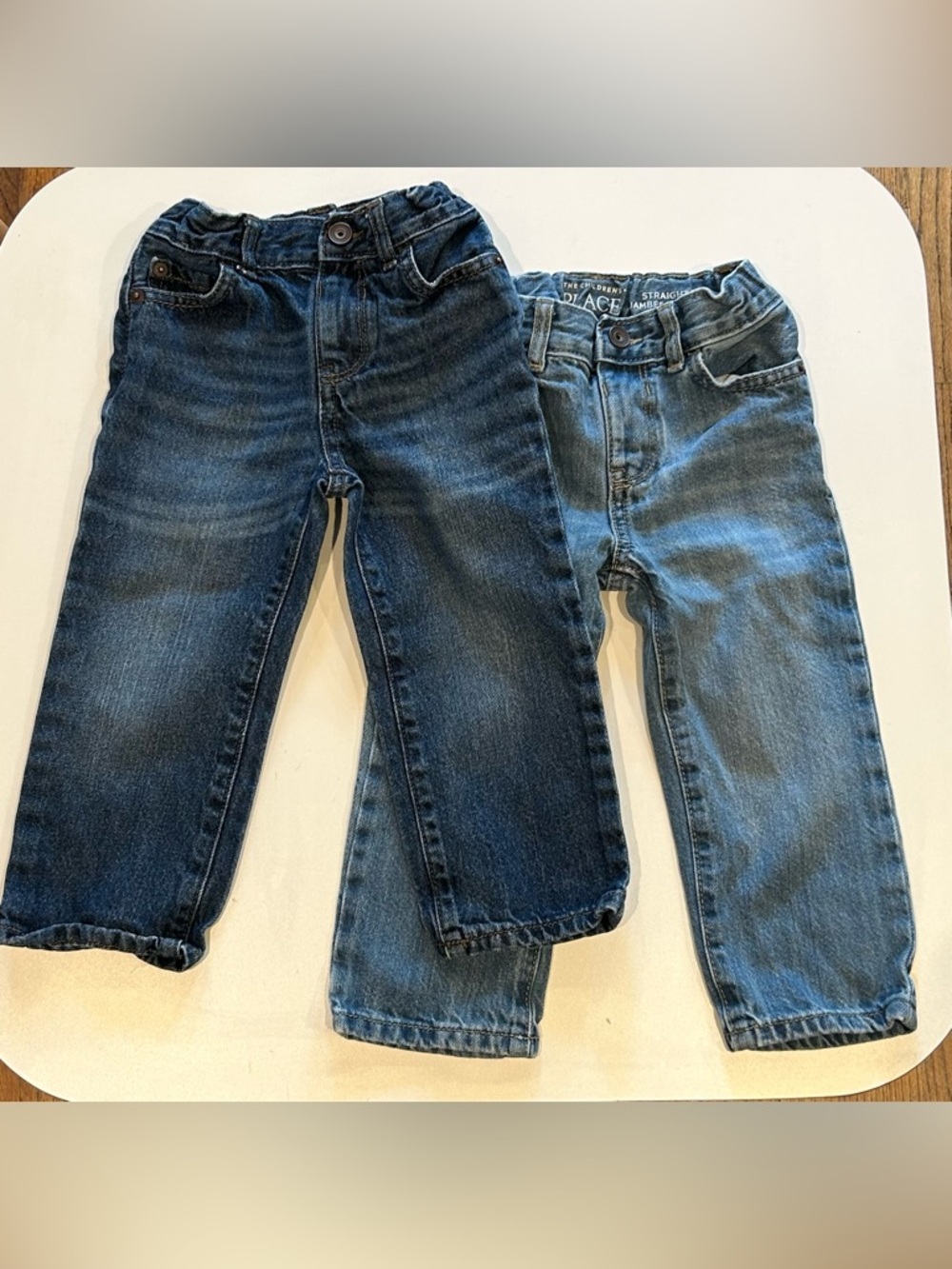 The Children’s Place - Boy’s Straight Jeans 2–pack - Size 2T